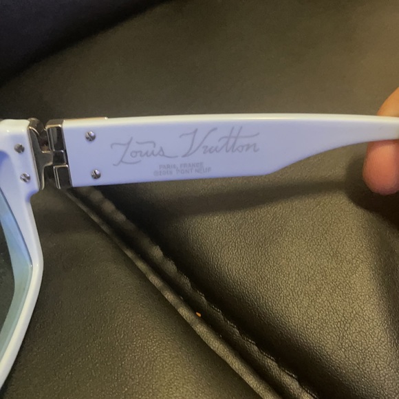 LOUIS VUITTON MILLIONAIRE SHADES PALE BLUE BABY BLUE - Picture 4 of 6